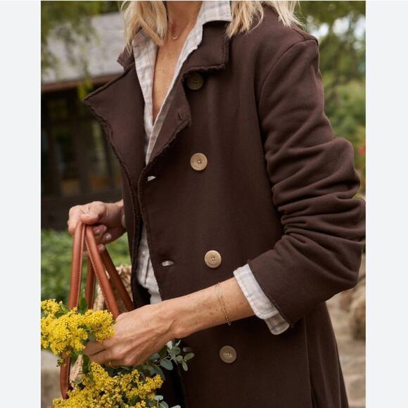 Frank & Eileen Tipperary Irish Chocolate Brown Triple Fleece Cotton Size Small - Picture 7 of 14